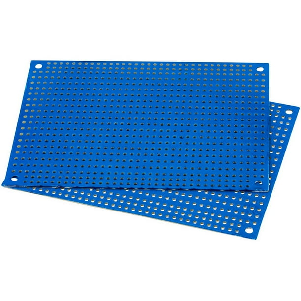 Black Perforated Large Hole Crossover Board Pair 5/" x 7/"